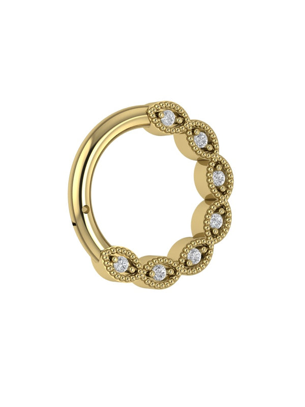 Beaded Marquise Daith