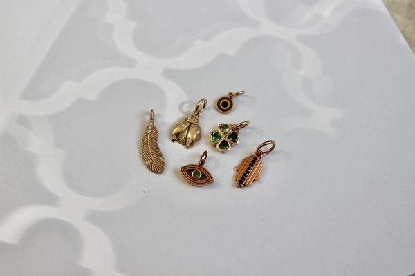 Sapphire Hamsa Pendant