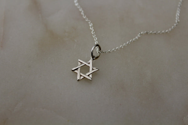 Braided Magen David Necklace