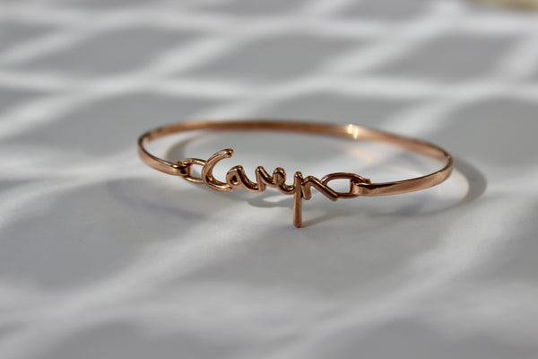 Handscript Bangle